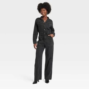 Universal Thread Charcoal Denim Jumpsuit